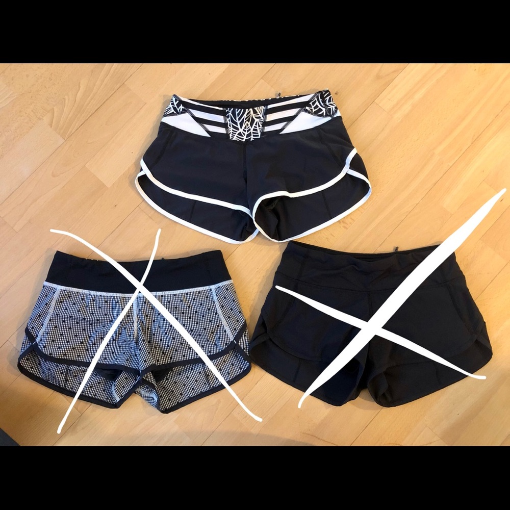 Lululemon Speed shorts size 2